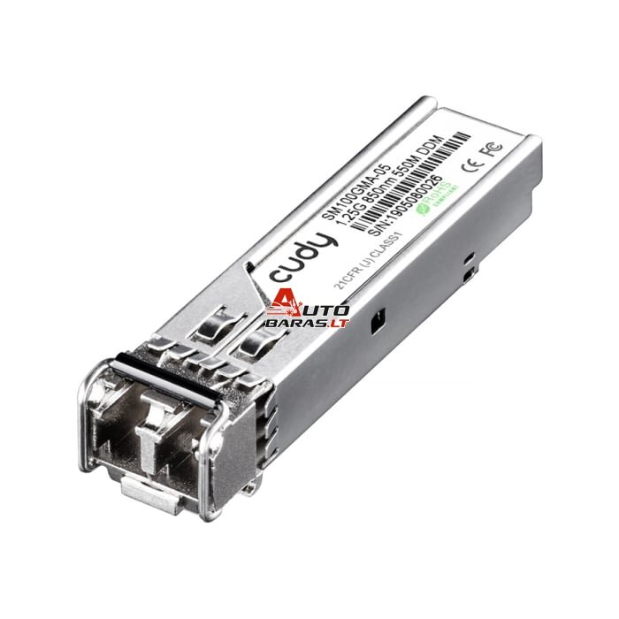 Optinis integruojamas keitiklis SFP Cudy SM100GMA-05 (850nm, 1,25Gbps, multimode, LC, 550m)