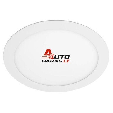 ORIS PLUS įleidžiamas į lubas šviestuvas (baltas, 24W, 3000K, 200lm, IP44) GTV LD-ORW24W-CBP4