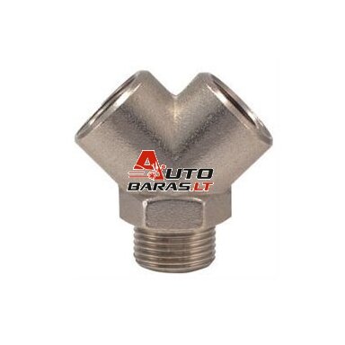 Oro paskirstytojas dvišakis 1/4"