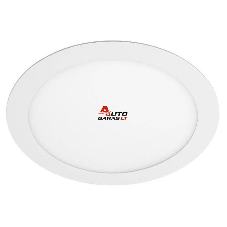 ORIS PLUS įleidžiamas į lubas šviestuvas (baltas, 24W, 3000K, 200lm, IP44) GTV LD-ORW24W-CBP4