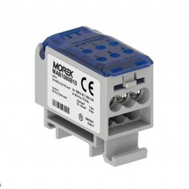 Paskirstymo gnybtas Morek OJL80A (mėlynas) MAB1080B10 Paskirstymo gnybtas Morek OJL80A (mėlynas) MAB1080B10