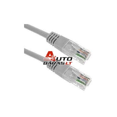 Patch kabelis (1.5m, UTP, CAT6, LZSH, pilkas) Patch kabelis (1.5m, UTP, CAT6, LZSH, pilkas)