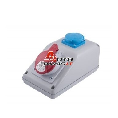 PawBol R-BOX 325/1-S plastikinis skydelis su kištukiniais lizdais (1x32A/250V) PawBol R-BOX 325/1-S plastikinis skydelis su kištukiniais lizdais (1x32A/250V)