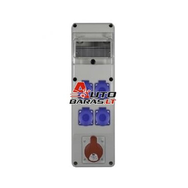PawBol R-BOX B.SLIM-6S-28-S plastikinis skydelis su lizdais (4x16A/230V, 1x5P16A) PawBol R-BOX B.SLIM-6S-28-S plastikinis skydelis su lizdais (4x16A/230V, 1x5P16A)