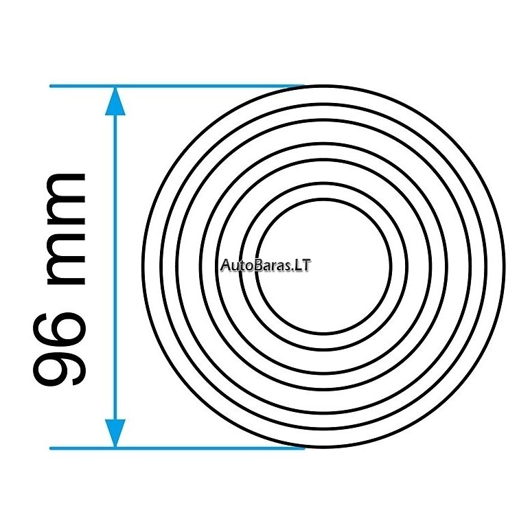 Padas guminis domkratui 96mm 1