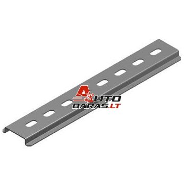 Perforuotas DIN bėgelis (11 mod, 200mm) Perforuotas DIN bėgelis (11 mod, 200mm)