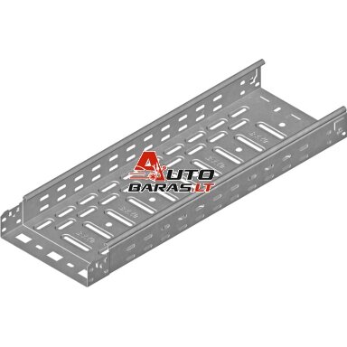 Perforuotas kanalas KFL50H60/3 su KLIK sistema (0.7mm, L-3m) BAKS