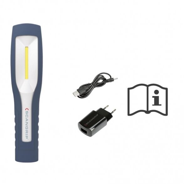 Perneštukas pakraunamas COB LED SCANGRIP MAG 3 1