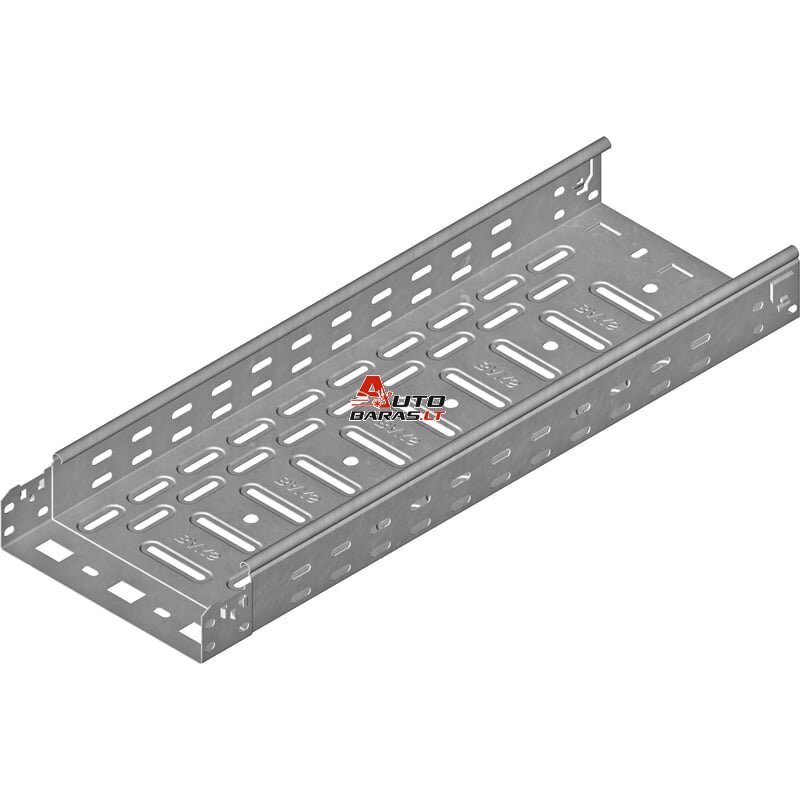 Perforuotas kanalas KFL400H60/3 su KLIK sistema (0.7mm, L-3m) BAKS