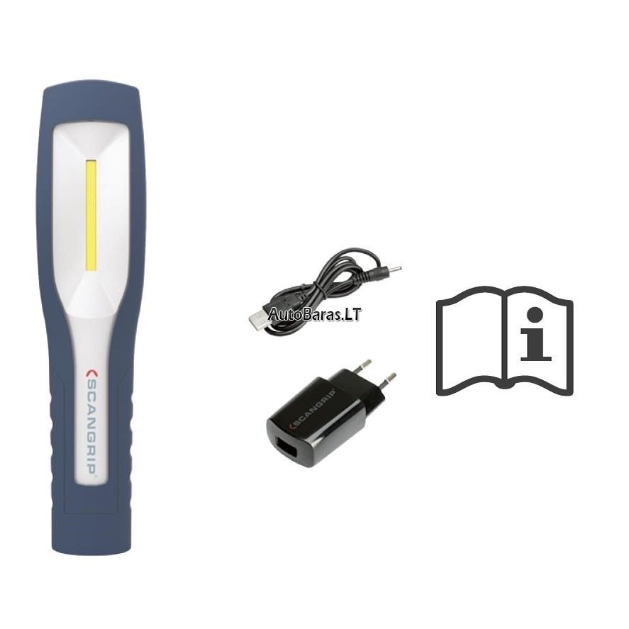 Perneštukas pakraunamas COB LED SCANGRIP MAG 3 1