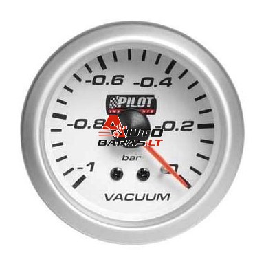 Pilot GAUGE - matuoklis / gauge - Mechaninis vakumo matuoklis 52 mm Pilot GAUGE - matuoklis / gauge - Mechaninis vakumo matuoklis 52 mm