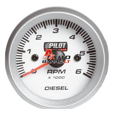 Pilot GAUGE - matuoklis / gauge - Tachometras (dyzeliniams) 52 mm Pilot GAUGE - matuoklis / gauge - Tachometras (dyzeliniams) 52 mm