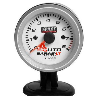 Pilot GAUGE - matuoklis / gauge - Tachometras (benzininiams) 52mm Pilot GAUGE - matuoklis / gauge - Tachometras (benzininiams) 52mm