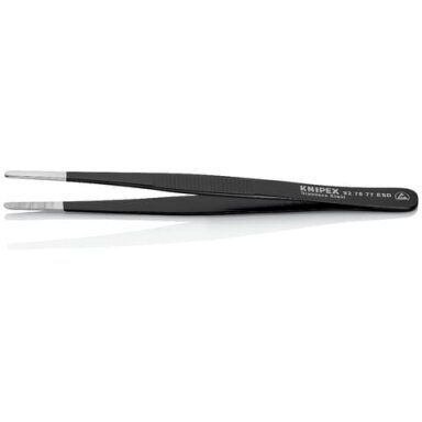 Pincetas Knipex 92 78 77 ESD (145mm, nerūdijantis plienas, antistatinis) Pincetas Knipex 92 78 77 ESD (145mm, nerūdijantis plienas, antistatinis)