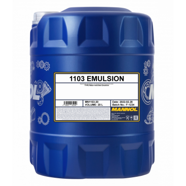 Pjovimo ir gręžimo emulsija 1103 MANNOL 20l Pjovimo ir gręžimo emulsija 1103 MANNOL 20l