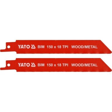 Pjūklelis tiesiniam pjūklui 150mm 18TPI (2vnt) Pjūklelis tiesiniam pjūklui 150mm 18TPI (2vnt)