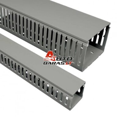 Plastikinis perforuotas kanalas Kopos RK 60X80_LD (pilkas, 60x80mm, 2m) Plastikinis perforuotas kanalas Kopos RK 60X80_LD (pilkas, 60x80mm, 2m)