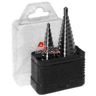 Platinimo eglučių pakopinių grąžtų rinkinys, 4-12(1mm) ir 4-20(2mm) Platinimo eglučių pakopinių grąžtų rinkinys, 4-12(1mm) ir 4-20(2mm)