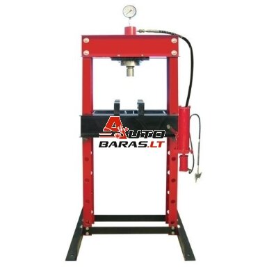 Pneumatinis / hidraulinis presas su manometru 30t