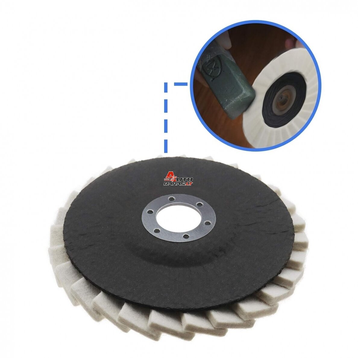 Poliravimo diskas 125mm 1