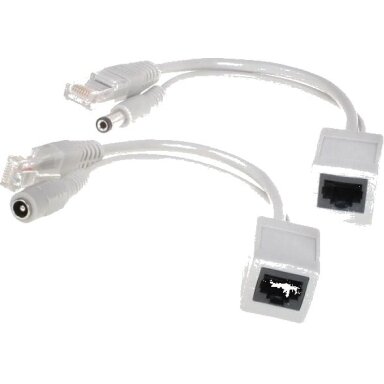 PoE adapteris POE-UNI (48V PoE į 12V, 10/100Mbps)