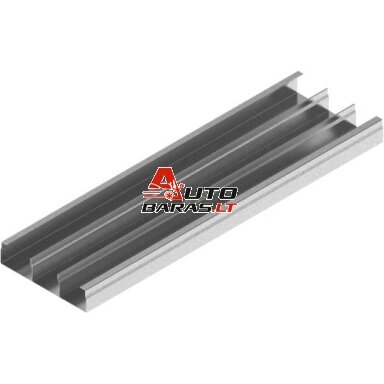 Pogrindinis kanalas BAKS KNt350H28/3 350mm (trigubas)