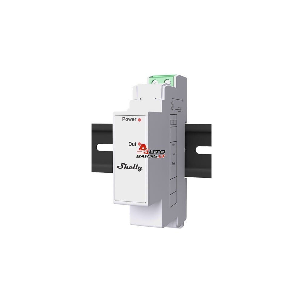 Priedas Shelly Pro 3EM Switch Add-on (sausas kontaktas, 2A)
