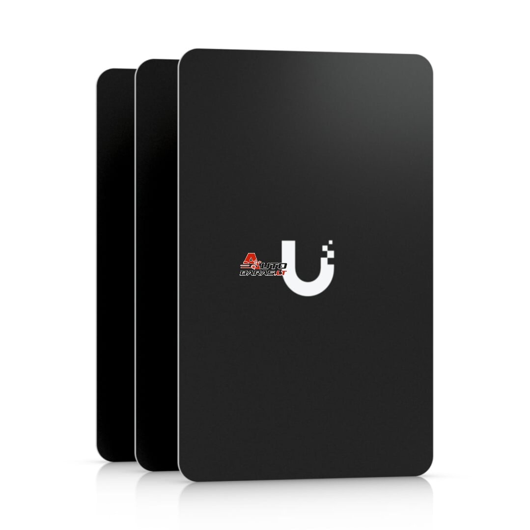 Praėjimo kontrolės kortelė Ubiquiti UA-Card-B-10 (juoda, 10 vnt., NFC 13.56 MHz)