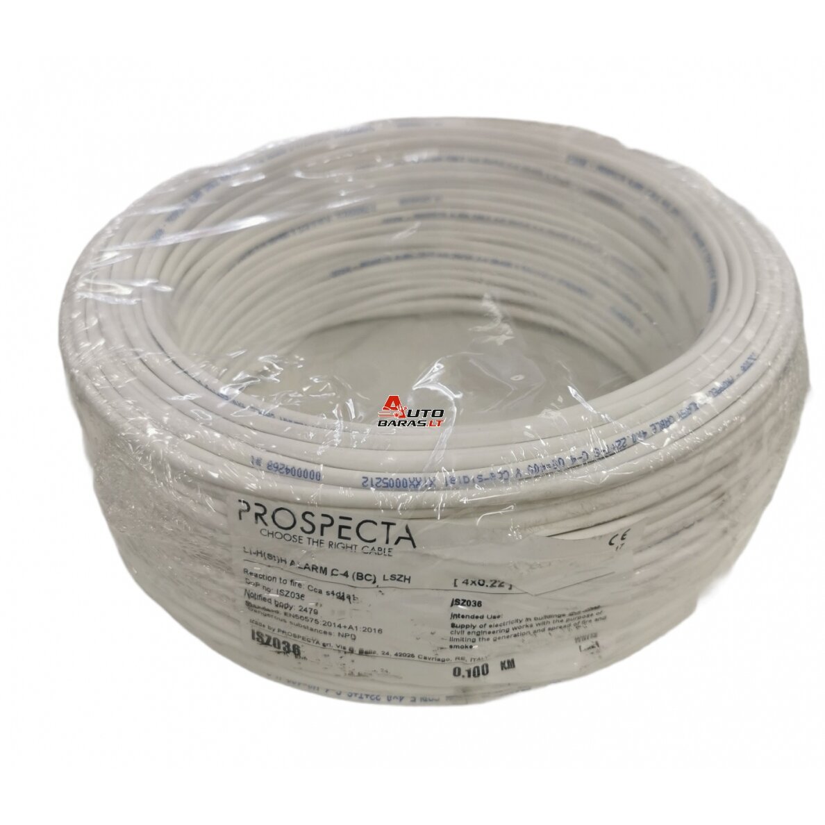 Prospecta apsauginis kabelis 6 x 0.22 (100 m)