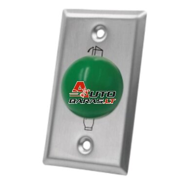 Praėjimo sistemos mygtukas K-SM50 (EXIT, žalias, siauras) Praėjimo sistemos mygtukas K-SM50 (EXIT, žalias, siauras)