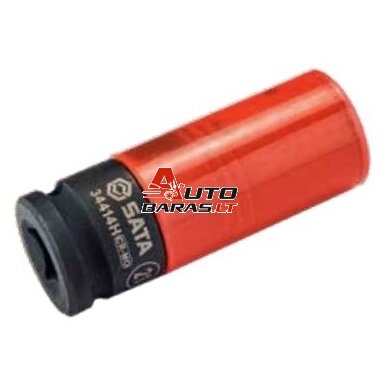 SATA Prailginta smūginė galvutė 1/2'' 21mm plonasienė su apsauga SATA Prailginta smūginė galvutė 1/2'' 21mm plonasienė su apsauga