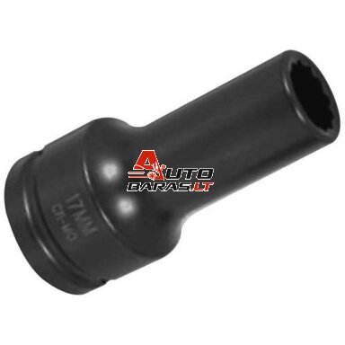 ELLIENT TOOLS Prailginta smūginė galvutė 3/4" 12-kampė ELLIENT TOOLS Prailginta smūginė galvutė 3/4" 12-kampė