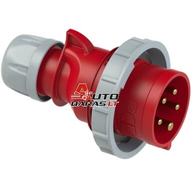 Pramoninis kištukas PCE 0152-6 (32A, 5P, 400V, IP67) Pramoninis kištukas PCE 0152-6 (32A, 5P, 400V, IP67)