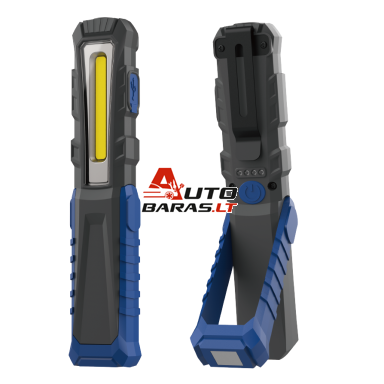 Prožektorius darbui COB+SMD (įkraunamas)