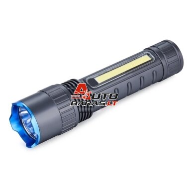 Prožektorius darbui COB+SMD raudona balta (3.5W)(įkraunamas)
