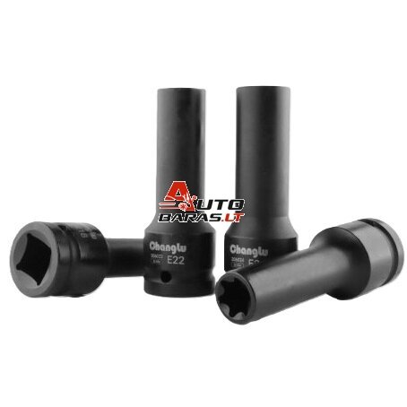 Prailginta smūginė galvutė 3/4" E-Torx