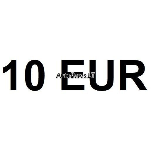 Administravimo mokestis prekėms iki 10eur