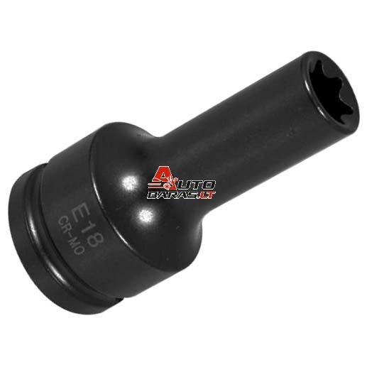 Prailginta smūginė galvutė 3/4" E-Torx 3