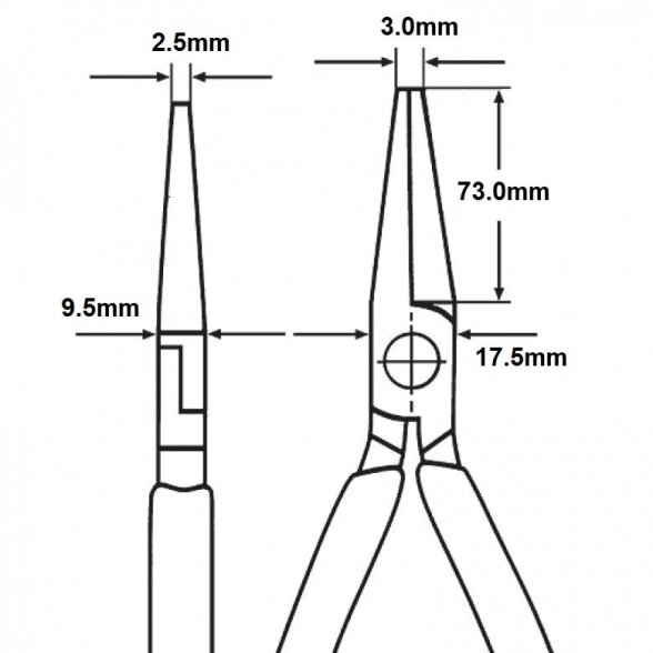 Prailgintos replės 200mm KNIPEX 4
