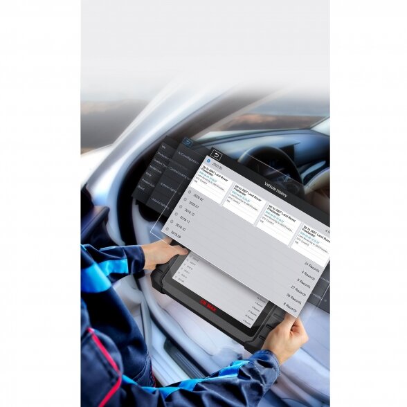 Profesionalus iCarsoft CR MAX diagnostikos įtaisas su liečiamu ekranu (Universali) 9