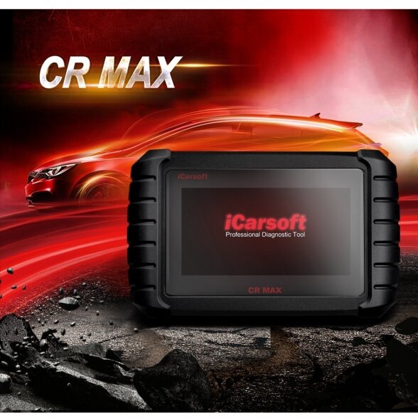 Profesionalus iCarsoft CR MAX diagnostikos įtaisas su liečiamu ekranu (Universali) 13