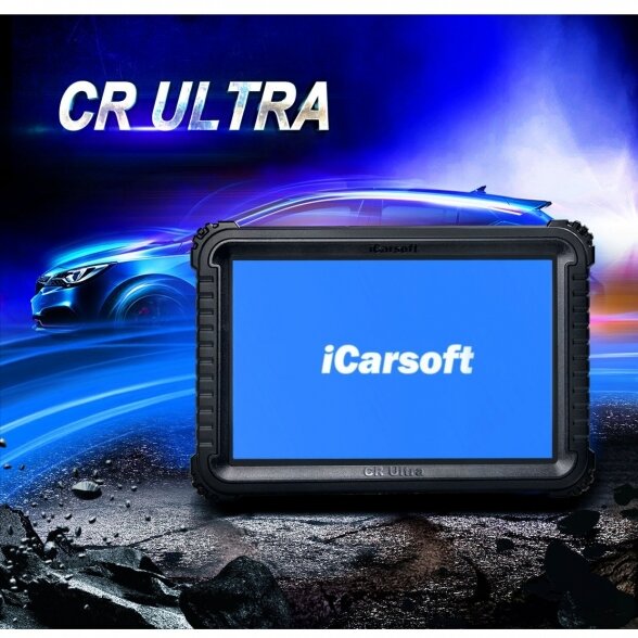 Profesionalus iCarsoft CR ULTRA diagnostikos įtaisas su programavimu ir kodavimu