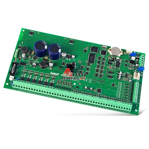 Procesorius Satel Integra 32 (8 zonos, 8 išėjimai, maks. 32 zonos, 32 išėjimai)