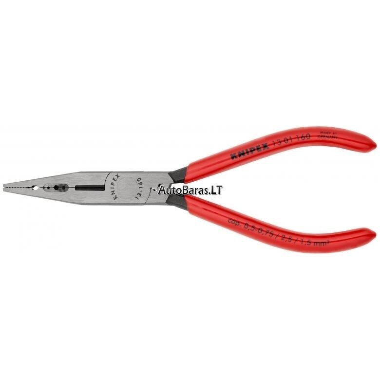 Prailgintos replės elektrikui 160mm, KNIPEX