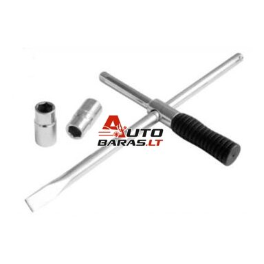 Rato raktas 1/2" su galvutėmis 17-19, 21-23mm