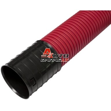 Raudonas gofruotas vamzdis D160 / d135 su mova, dviguba sienele (25m) Pipelife