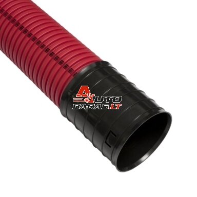Raudonas gofruotas vamzdis D160 / d135 su viela Pipelife (be halogenų, 750N/5cm, 6m)
