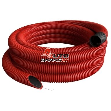 Raudonas gofruotas vamzdis D160/d135 su viela (be halogenų, 25m) Pipelife Raudonas gofruotas vamzdis D160/d135 su viela (be halogenų, 25m) Pipelife