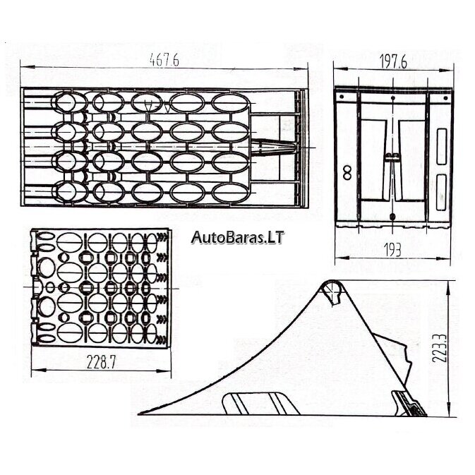 Rato atrama sunkvežimiui (plast.) AKC7031 3