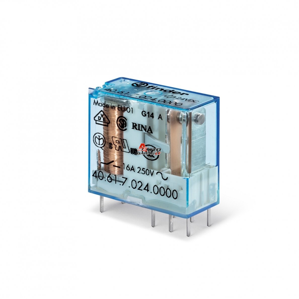 Relė 1 grupės 40 serijos Finder 406190120000 (12VDC, 16A/250VAC)